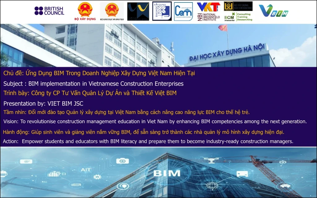 Sự kiện tập trung thảo luận ứng dụng BIM trong bối cảnh chuyển đổi số ngành